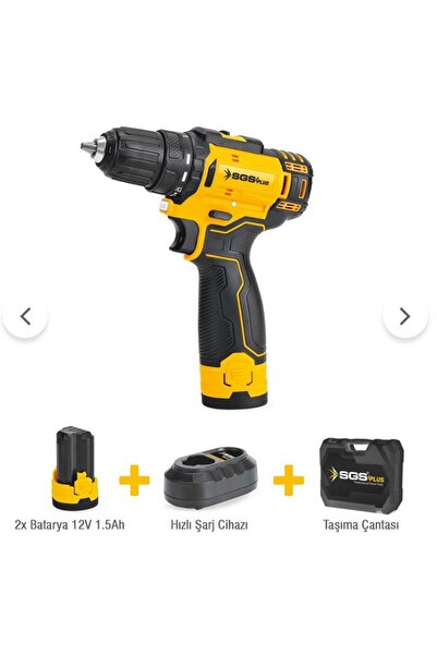 SGS SGS5146 - 12 Volt Akülü Vidalama 1.5 Amper Li-ion Çift Akü