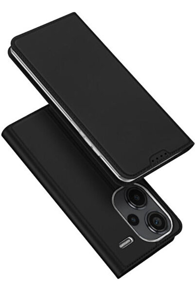Dux Ducis Skin Pro Book Συνθετικό Δέρμα / Σιλικόνη / Πλαστικό Μαύρο (Redmi No...