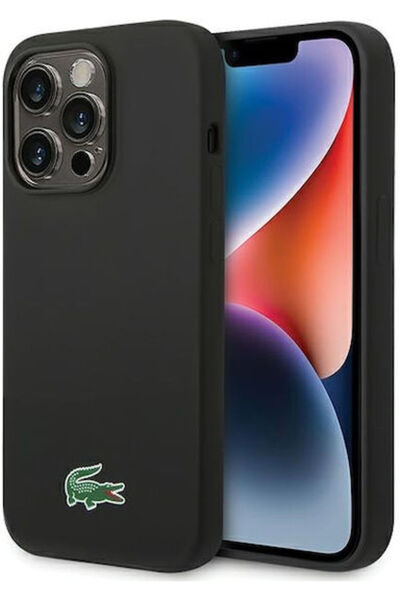 Lacoste Θήκη Πλάτης Σιλικόνης Magsafe Πλαστική Μαύρη (iPhone 15 Pro Max) Κωδι...