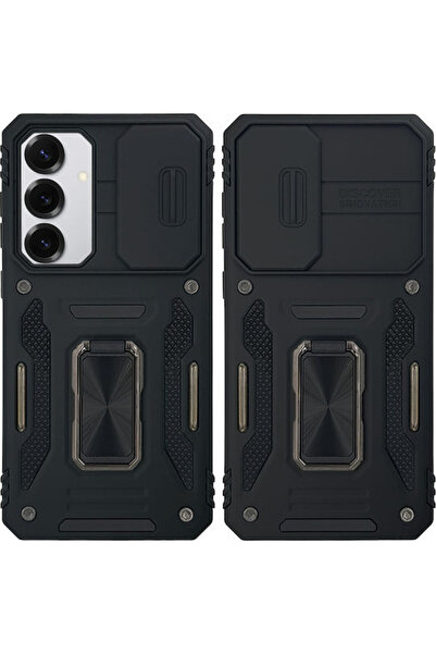 Other Θήκη Ring Armor Camshield Sonique για Samsung Galaxy S25 Plus Μαύρο