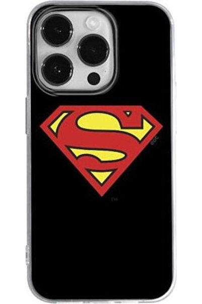 DC COMICS Πίσω Κάλυμμα Σιλικόνης Μαύρο (iPhone 15 Pro) Κωδικός: WPCSMAN578