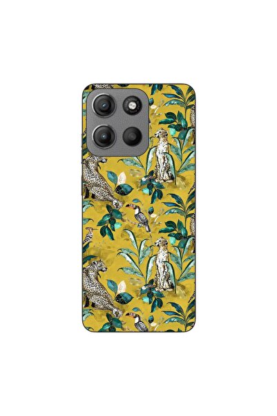 OEM Husa compatibila cu Motorola Moto G15 Silicon Gel Tpu Model Yellow Jungle...