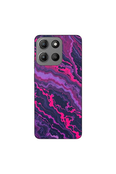 OEM Husa compatibila cu Motorola Moto G15 Silicon Gel Tpu Model Midnight Rose...