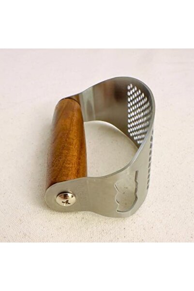 Yıldızan Nzr Beautestore Acacia Handle Garlic Crusher |   Stainless Steel Roc...