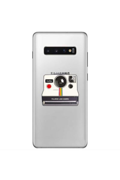 Other Samsung S10 Polaroid land camera Transparent Silicone TPU Θήκη