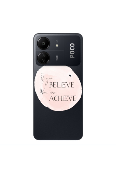 Other Xiaomi Poco C65 If You Believe Transparent Silicone TPU Θήκη