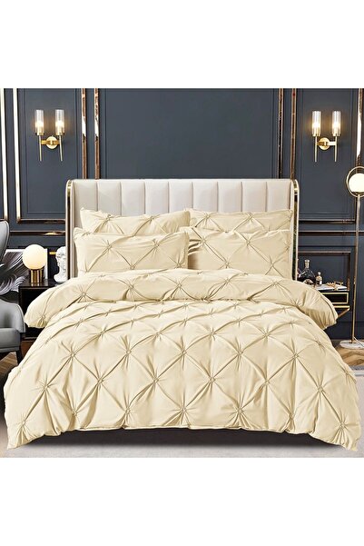 Lenjeria Pufoasa Duvet Cover Set Top Bottom Set , 2 Persons, Solid Color with...