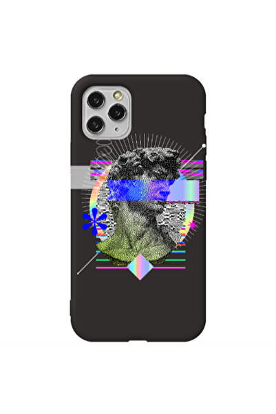 Other Apple iPhone 11 Pro Statue pixels Black Colored Silicone TPU Θήκη