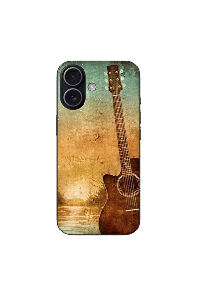 OEM Husa compatibila cu Apple iPhone 17 Silicon Gel Tpu Model Chitara Vintage