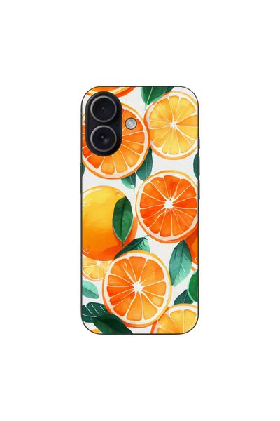 OEM Husa compatibila cu Apple iPhone 17 Silicon Gel Tpu Model Oranges