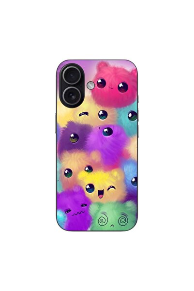 OEM Husa compatibila cu Apple iPhone 17 Silicon Gel Tpu Model Pufosi Colorati