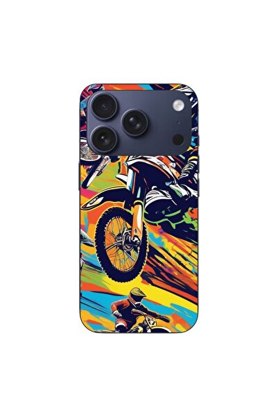 OEM Husa compatibila cu Apple iPhone 17 Pro Silicon Gel Tpu Model Motocross P...