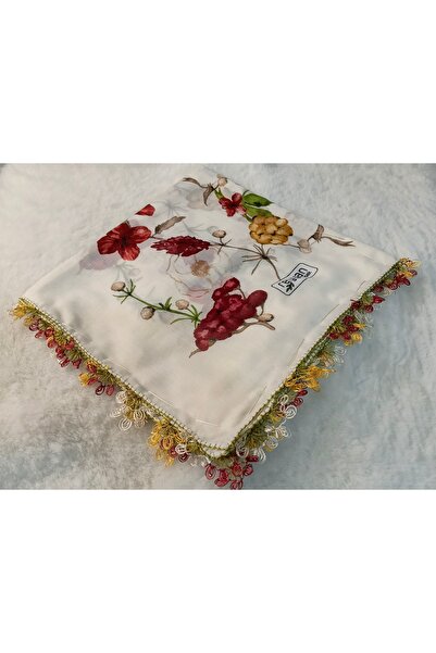 REYHAN Brand Handcrafted Needle Embroidered Writing 100% Cotton Muslin – 4 Si...