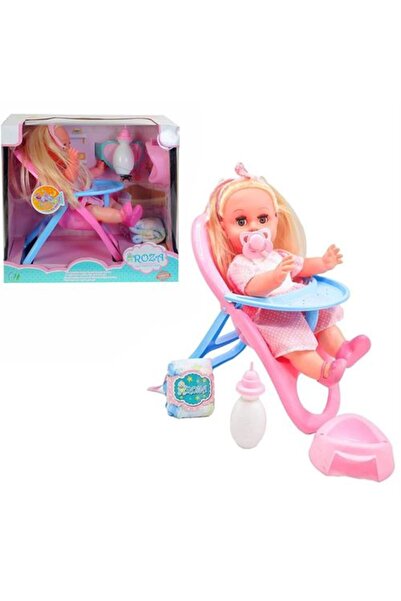 ideal STORE GLOBAL ROZA BEBEK 100965 MAMA SANDALYELİ ALTINI ISLATAN 3+
