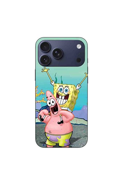OEM Case compatible with Apple iPhone 17 Pro Max Silicone Gel Tpu Spongebob P...