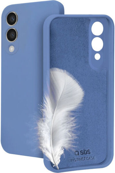 SBS Πίσω Κάλυμμα Πλαστικό / Σιλικόνης 0.8mm Μπλε (Galaxy S25 Edge)