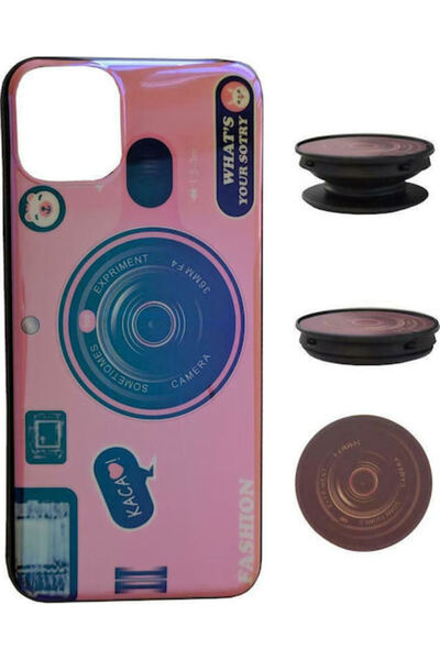 Other Ancus Fashion Pop Πίσω Κάλυμμα Σιλικόνης Ροζ (iPhone 11 Pro Max) Κωδικό...