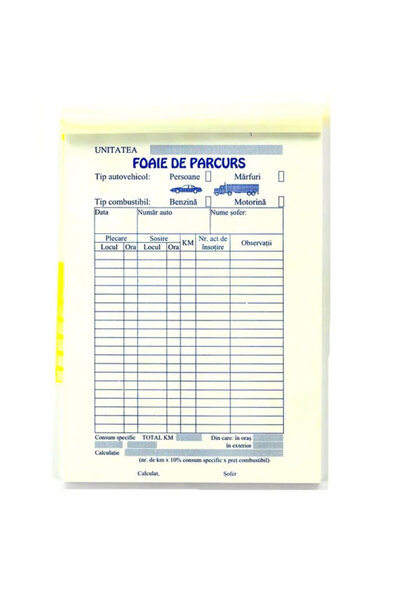 Om ACT DE TRANSPORT/MESAGERIE MARFĂ/PERSONĂ A5