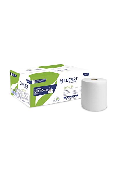 Lucart Rolă de prosop Autocut 150 ID, 2 straturi, alb, 150 m/rolă, 6 role/cutie