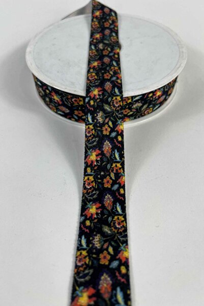 Hobigram Darkflora Secret Mini Floral Patterned Velvet Ribbon – Vintage Decor...