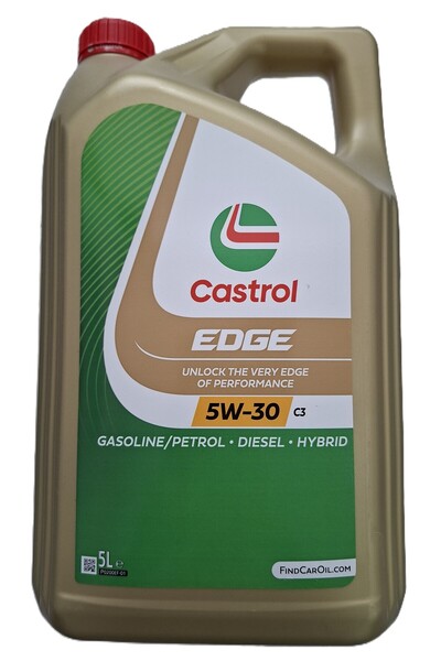 CASTROL Edge 5w30 C3 engine oil, volume 5 liters