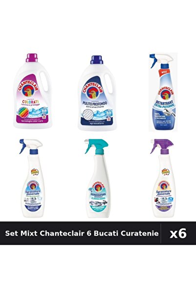 Chanteclair Set 6 Detergent și Degresant - 1575ml, 600ml, 625ml - Curatenie C...