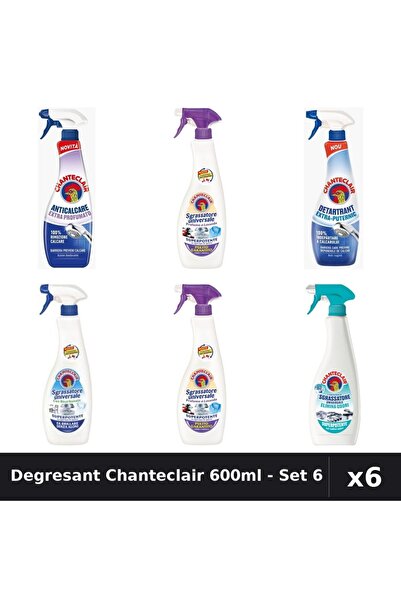 Chanteclair Set 6 Degresant Universal 600-625ml - Lavanda, Mosc Alb, Bicarbon...