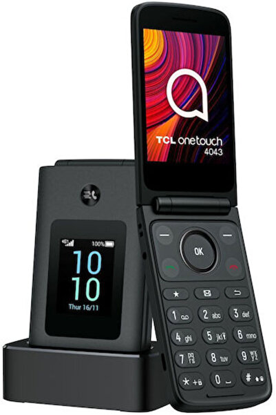 TCL One Touch 4043 Κινητό τηλέφωνο διπλής SIM με πλήκτρα Γκρι