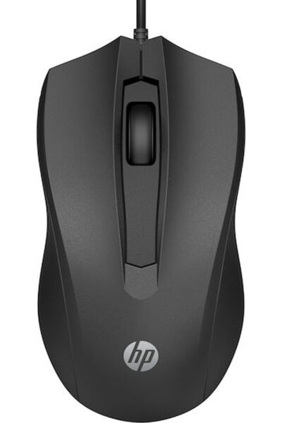 HP 100 Ενσύρματο Ποντίκι Μαύρο