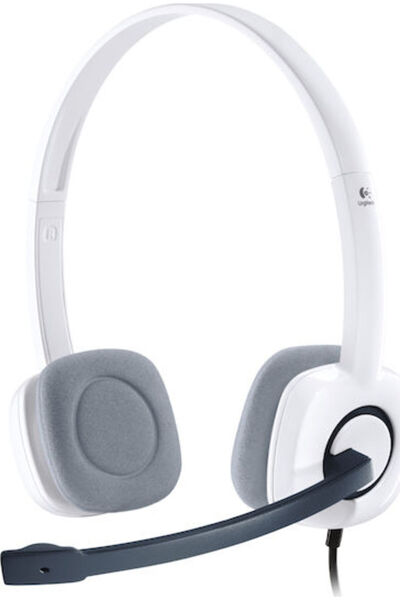 logitech H150 Ακουστικά Πολυμέσων Επί του Αυτιού με Μικρόφωνο, Υποδοχή 3.5mm,...
