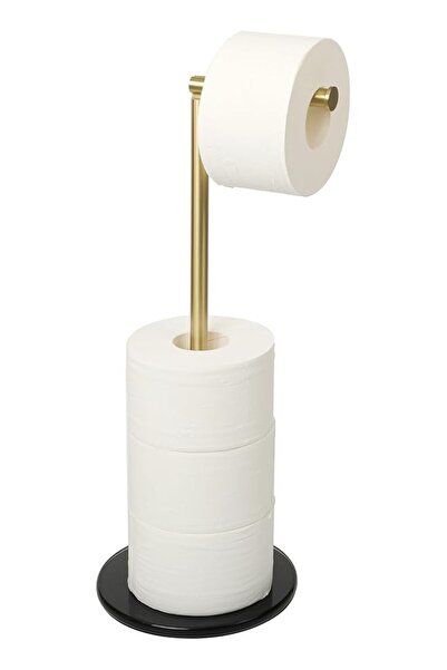 The Bros Toilet Paper Holder Free Standing Gold, Floor Toilet Paper Holder Stand