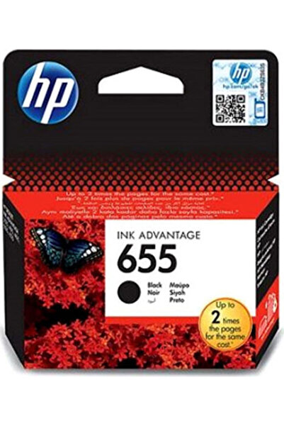 HP 655 Γνήσιο Μελάνι Εκτυπωτή InkJet Μαύρο (CZ109AE)