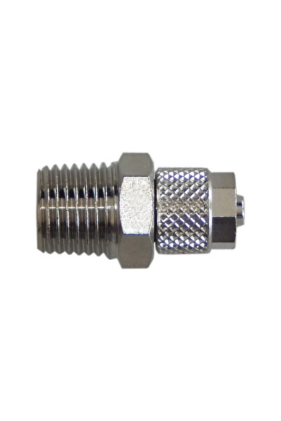 Beta Shoes Ρακόρ Μεταλλικό Ίσιο 1/4″ αρσ. – 4×6 σωλ. Βιδωτό. [κωδ.670]