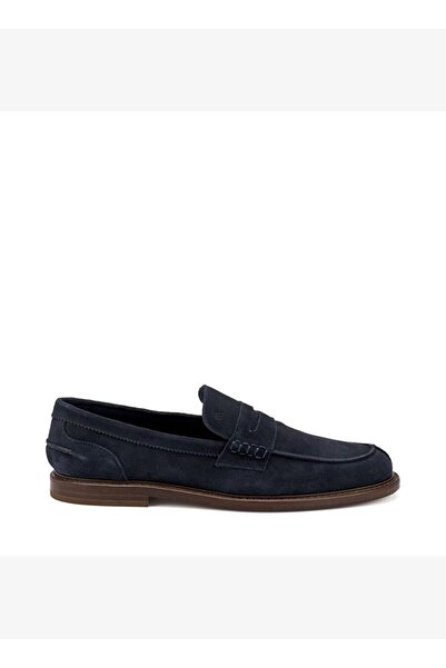 Frau Men's Oxford (Classic) 76D0 Suede Blu