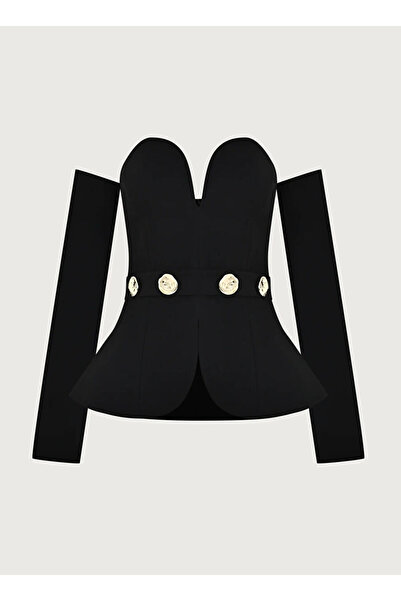 Atelier Aliz Siyah Kadın Bluz ALZ-8499