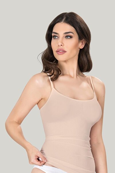 Miss Fit Maiou dama modelator in talie cu bretele subtiri, material moale, cu...