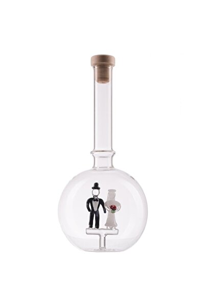 Btc Glass Design Bottle 500 ml newlyweds