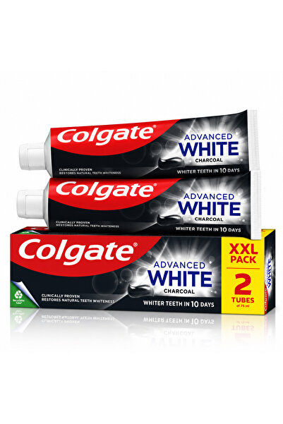 Colgate Pastă de dinți Colgate® Advanced White Charcoal XXL Pack, efect de al...