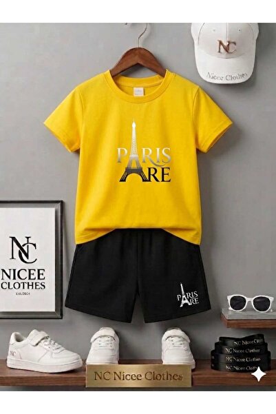 NC Nicee Clothes ΚΑΛΟΚΑΙΡΙΝΟ ΠΑΙΔΙΚΟ ΜΠΛΟΥΖΑΚΙ ΚΑΙ ΣΟΡΤΣ UNISEX (ΕΚΤΥΠΩΣΗ PAR...