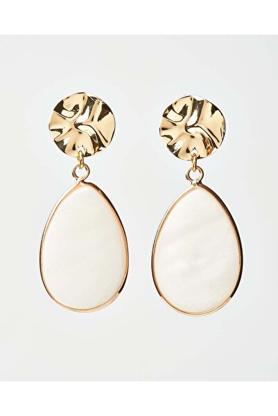 THE GEM STORIES JEWELRY Αλαβάστρινα κρεμαστά σκουλαρίκια