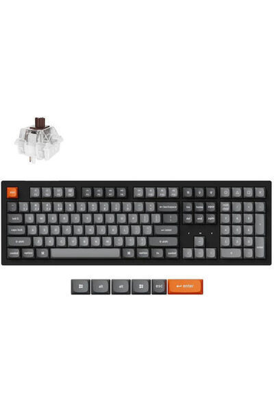 Keychron K10 Max QMK Ασύρματο Μηχανικό Πληκτρολόγιο Gaming με διακόπτες Super...