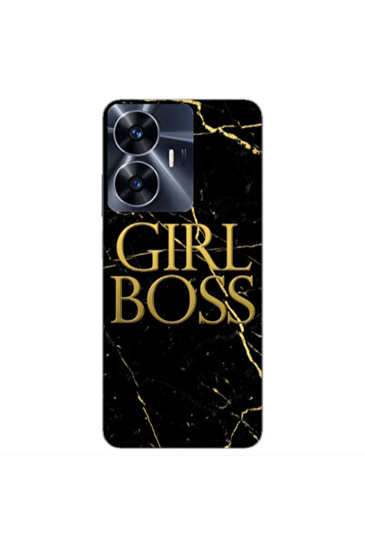 Other Realme Note 50 Girl boss marble Transparent Silicone TPU Θήκη