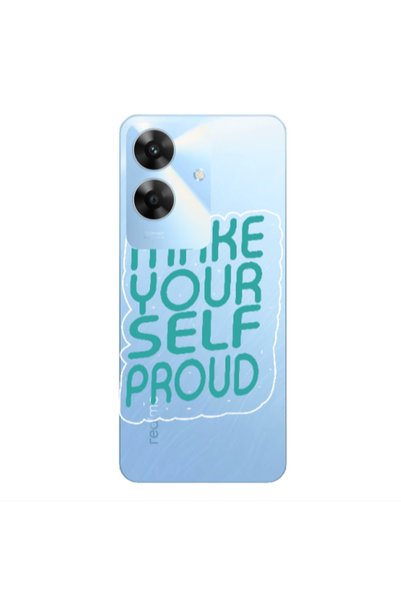 Other Realme Note 60 Make Your Self Proud Transparent Silicone TPU Θήκη