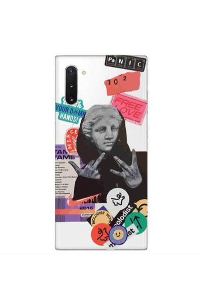 Other Samsung Note 10 Plus Free love Transparent Silicone TPU Θήκη