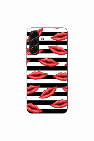 OEM Husa compatibila cu Samsung Galaxy A56 Silicon Gel Tpu Model Striped Kisses