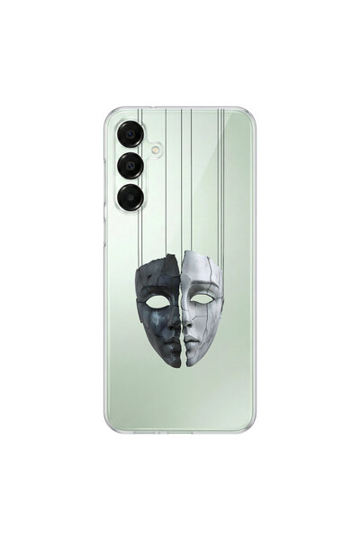 PPKin Samsung Galaxy A16 Compatible Aesthetic Face 7 Design Transparent Case