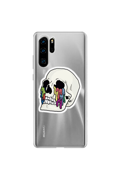 Other Huawei P30 Pro Skull Transparent Silicone TPU Θήκη