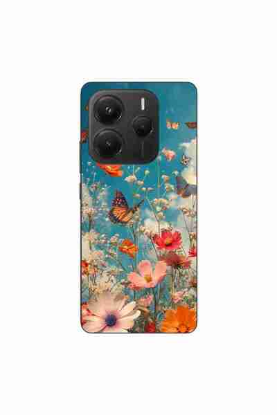 OEM Husa compatibila cu Xiaomi Redmi Note 14 5G Silicon Gel Tpu Model Flori s...