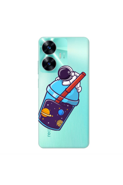 Other Realme C55 Longing in space Transparent Silicone TPU Θήκη