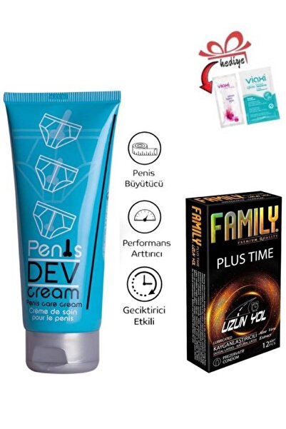 Viaxi Dev Cream Erkeklere Boyutlandırıcı Etkili Bakım Krem 75 ml+Plus Time Ge...